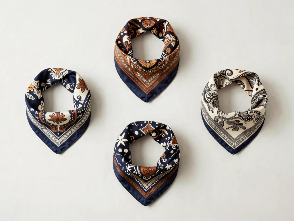 Set van drie luxe bandana's